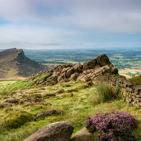 Explore the breathtaking scenery of the Peak District