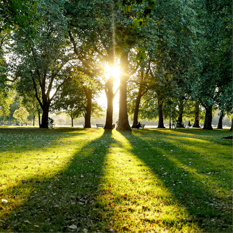 Start your London getaway with a magical stroll through Hyde Park