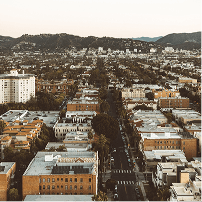 Drive to West Hollywood, where LA eateries and boutiques await