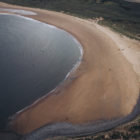Take a stroll along Redcar Beach, you're a seven-minute walk away