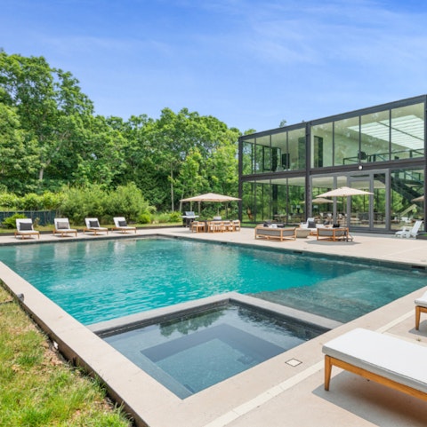 Find peace and relaxation while lounging by the pool