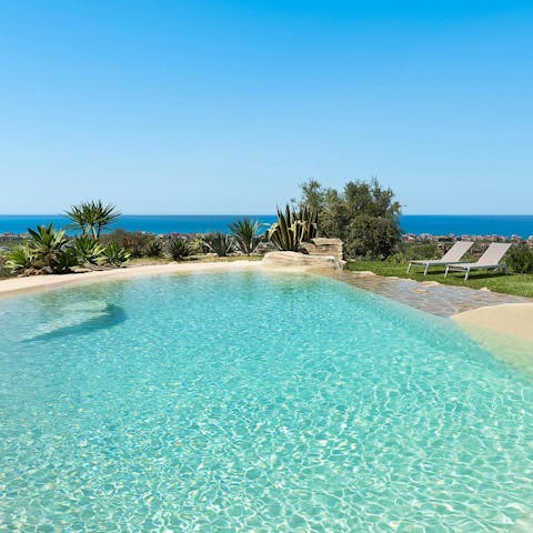 Soak up the sun or splash around in the pool