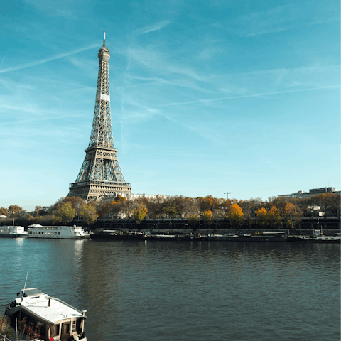 Take a scenic stroll towards the Seine through the 15th arrondissement