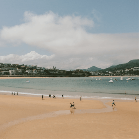 Spend your days at the nearby beaches sunbathing and learning how to surf