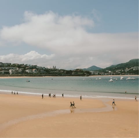 Spend your days at the nearby beaches sunbathing and learning how to surf