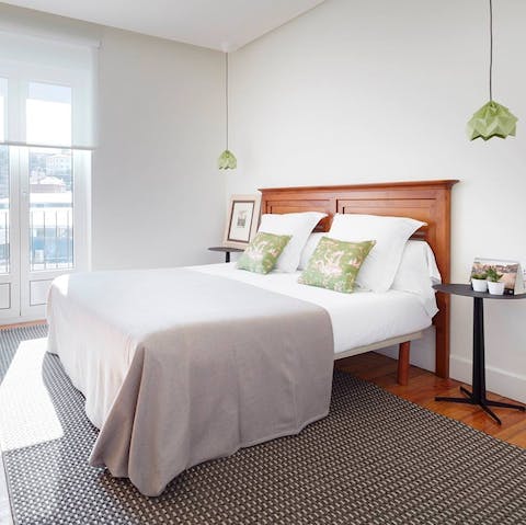 Get a fabulous night's sleep in the comfortable bedrooms, and be woken by the morning sun