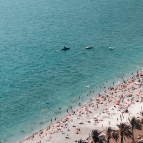 Cool off at the Plage de la Favière, just three minutes away