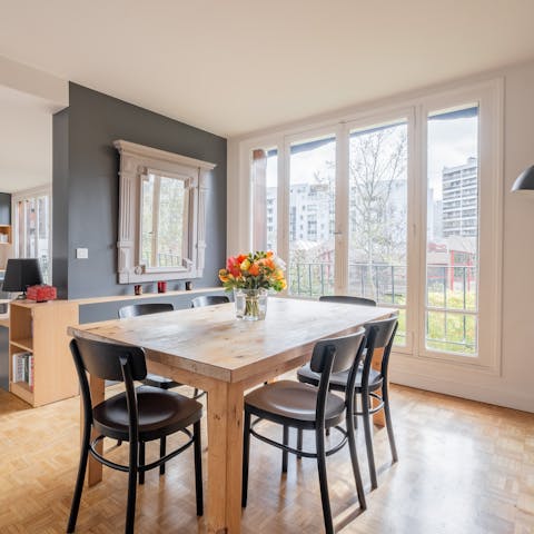 Relax and unwind with drinks and meals at home