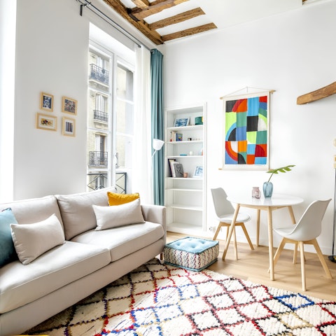 Enjoy a croissant and cafe crème before hitting the City of Light