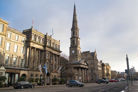 Stroll George Street's elegant Georgian boulevard lined with chic bars and boutiques