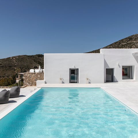 Feel refreshed each time you take a dip in the pool