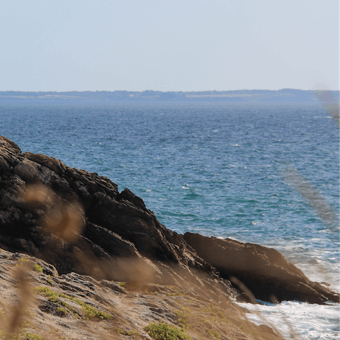 Take in the views at Pointe du Percho