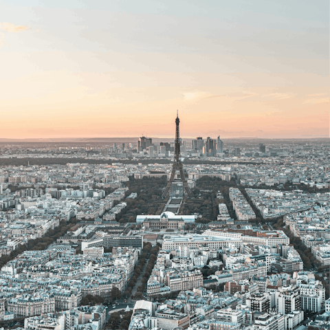 Take in the views from the top of nearby Montparnasse Tower