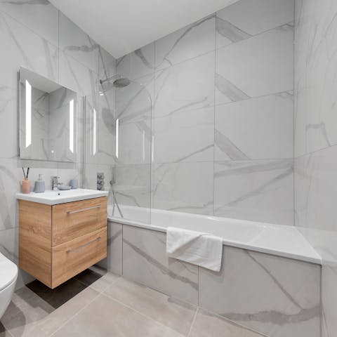 Draw a hot bath for the perfect end to a busy day