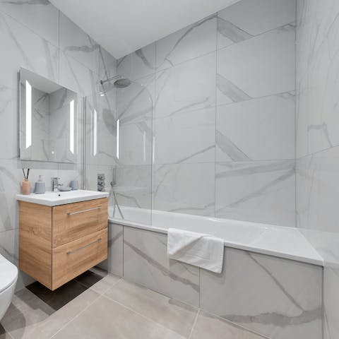 Draw a hot bath for the perfect end to a busy day