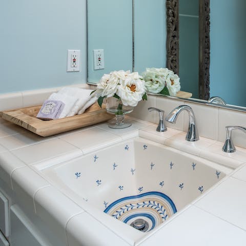 Admire the beautiful finishing touches found throughout the home