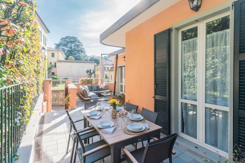 Enjoy a traditional Italian lunch on the terrace