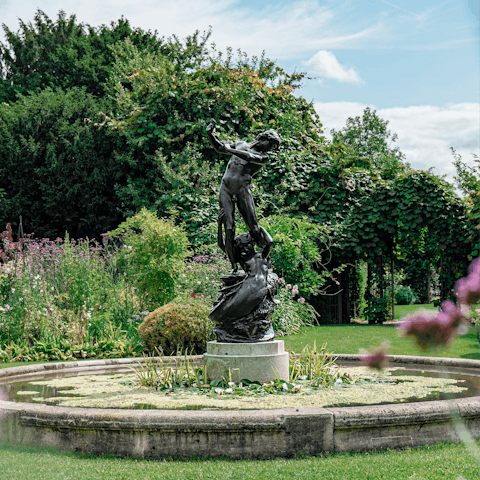 Wander just one minute to Regent's Park and explore its vast, green space