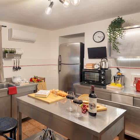 Cook up an Italian feast in the professional kitchen