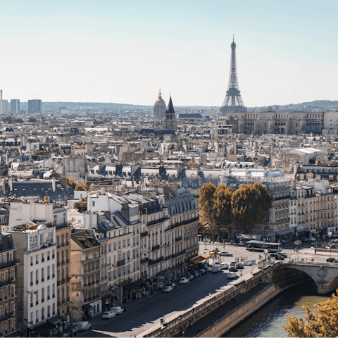 Explore Paris, including the nearby Bois de Boulogne