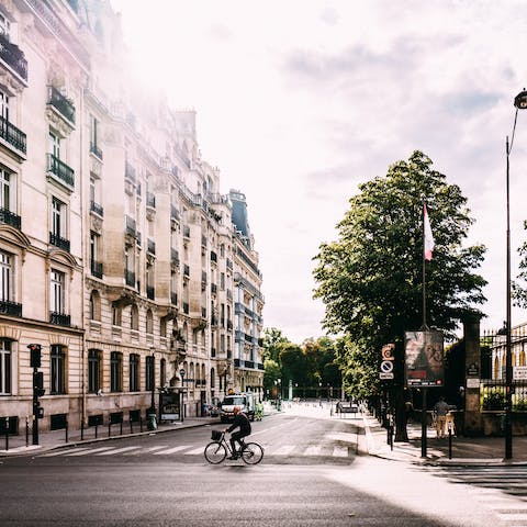 Walk to the elegant Luxembourg Gardens in two minutes