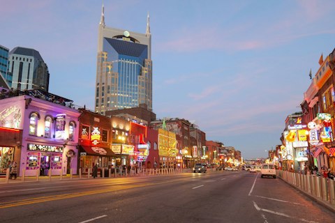 Experience Broadway Nashville's legendary honky-tonks, live music, and neon-lit energy