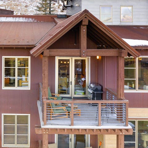 Grill, lounge, or simply enjoy the view from your balcony
