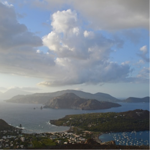 Plan a boat trip to the nearby Aeolian Islands