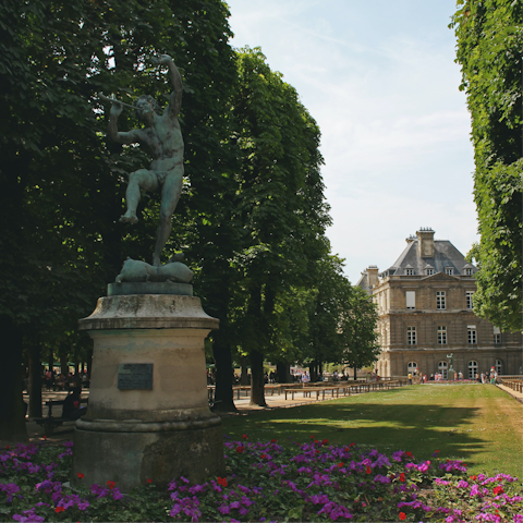 Discover Jardin du Luxembourg, just a nine-minute walk away