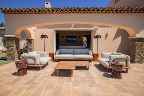 Step onto the terrace where indoor and outdoor life merge