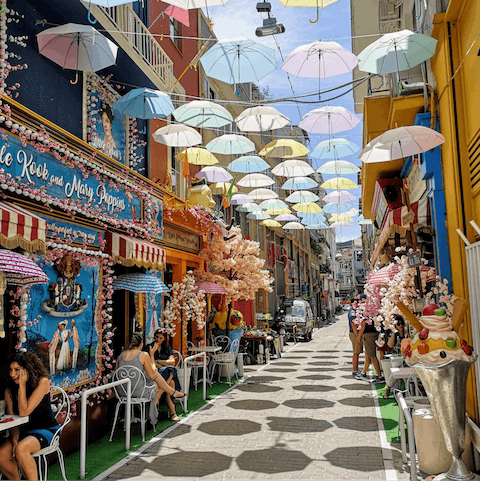 Pull on your walking shoes and take a tour of the city's colourful and historic streets