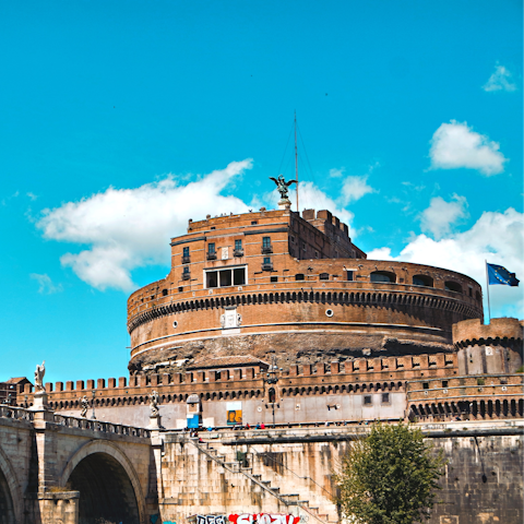 Stroll to Castel Sant'Angelo – it's a few minutes away