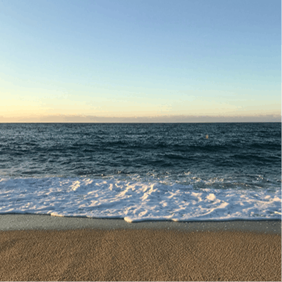 Take a fifteen-minute walk to splash in the sea at Fertilia beach