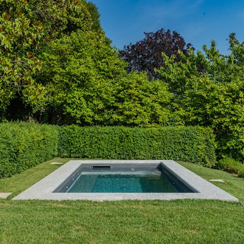 Enjoy a long soak in the Jacuzzi after a day of sightseeing