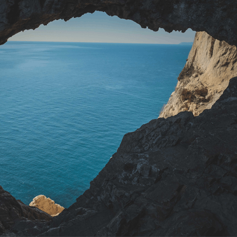 Visit the breathtaking Grotta Azzurra, only minutes away