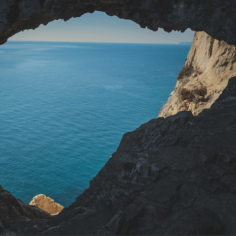 Visit the breathtaking Grotta Azzurra, only minutes away