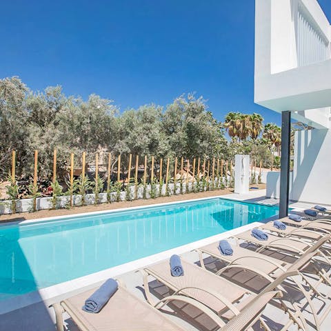 Spend your stay lounging by the private private pool