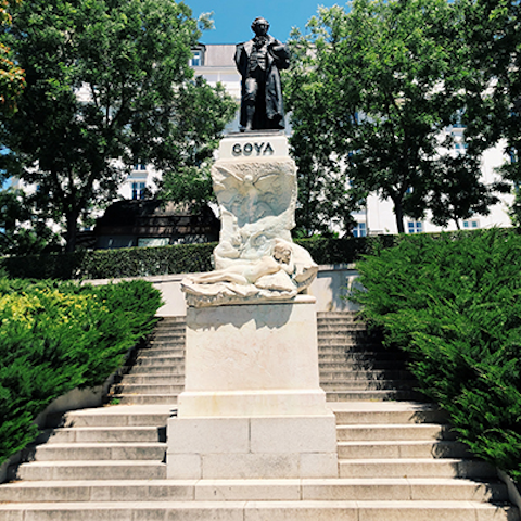 Drink in the beautiful art on display at the nearby Prado Museum