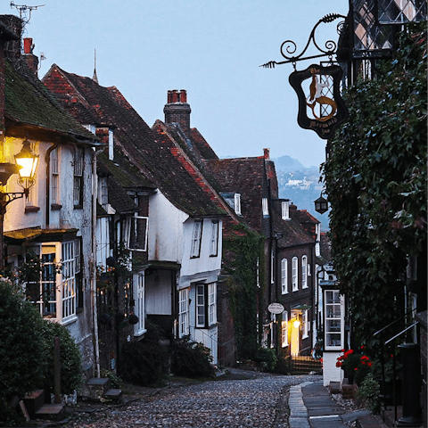 Wind your way through the medieval streets of Rye