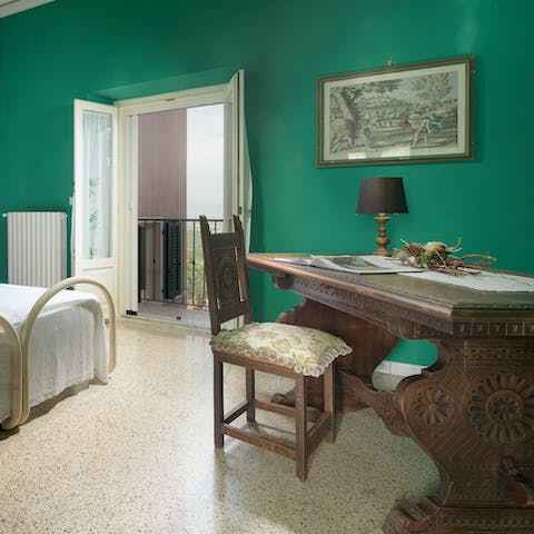 Send some emails from the home's several workspaces