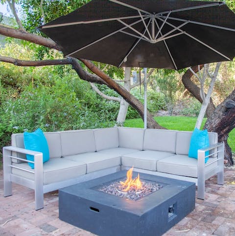 Spend long summer nights around the fire pit