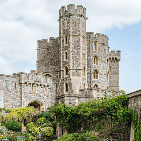 Spend the day exploring Windsor – a short drive away