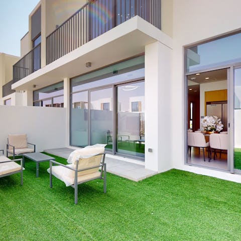 Make morning coffees on the private terrace the new routine