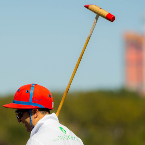 Head to the see-and-be-seen polo and equestrian club nearby