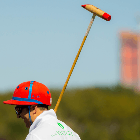 Head to the see-and-be-seen polo and equestrian club nearby