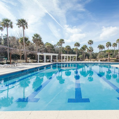 Venture over to the shared pool for a quick dip