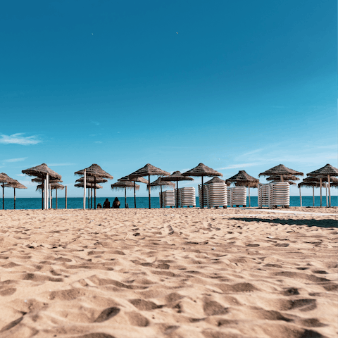Stay just a five-minute walk from Fuengirola and the beach