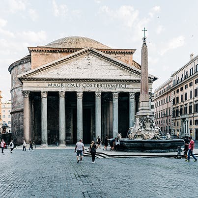 Pay a visit to the Pantheon, a must-see while in Rome