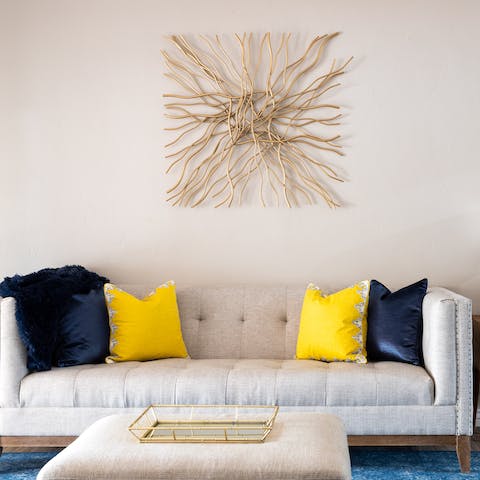 Relax in a bright and chic home