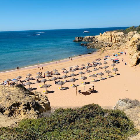 Discover the Algarve's fine, sandy beaches, the closest is right on your doorstep